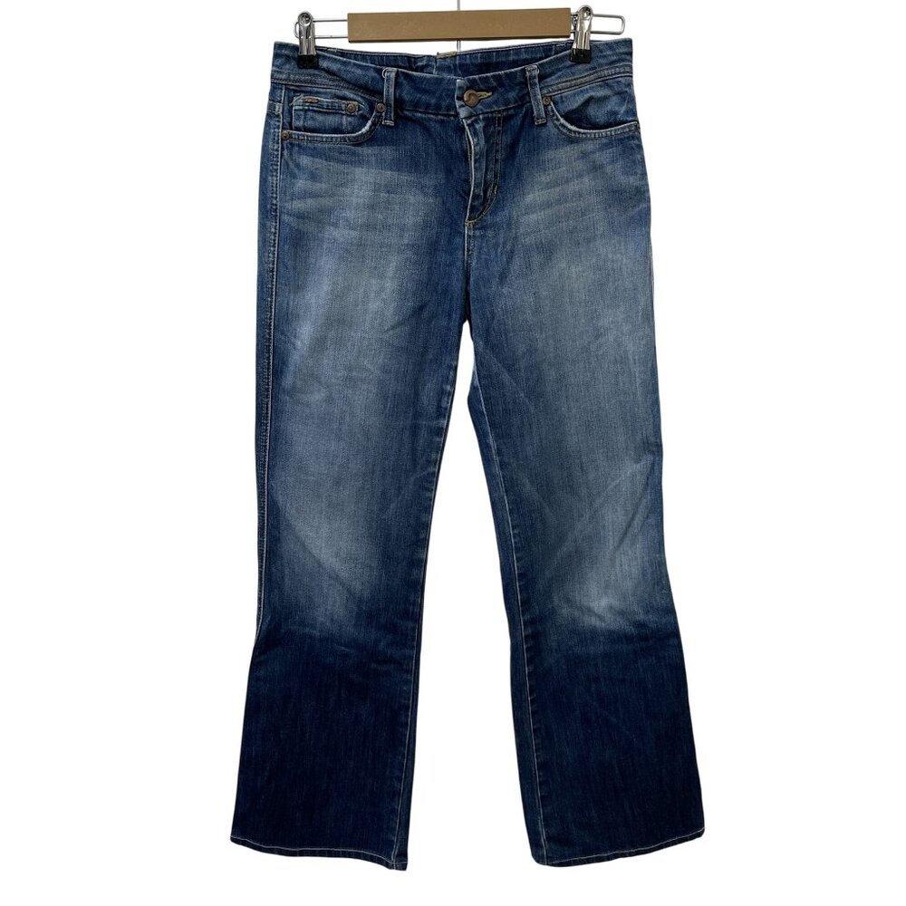 Y2K Joe's Jeans Mid Rise Women's Flared Leg Jeans‎ Tricky Dark Wash Size 29W